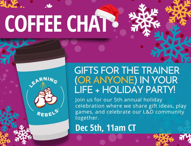 Coffee Chat holiday party 2025